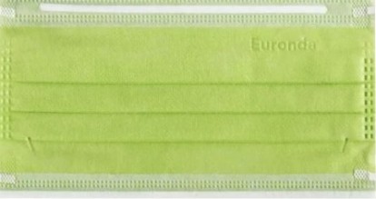 Маски Euronda, лайм (50 шт.)